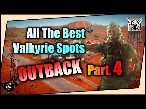 Best Valkyrie Camera Spots [Outback] Part.4 | Rainbow Six Siege