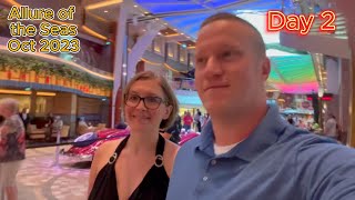 Royal Caribbean Allure of the Seas 2023 Day 2 #mamamia #fitnesscenter #gym #bingo