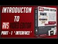 AVS Video Editor Tutorial Part 1 Interface