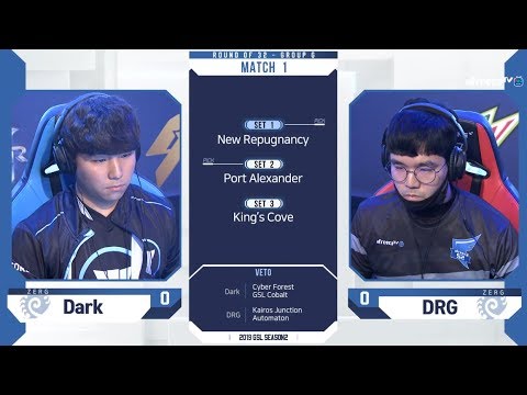 [2019 GSL S2] Ro.32 Group G Match1 Dark vs DRG