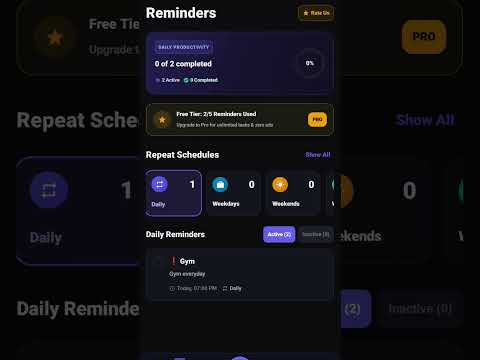 Reminder: Daily Tasks & Alarm video thumbnail