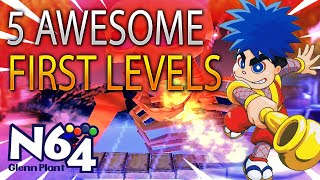 😍 5 AWESOME First Levels In Nintendo 64 Games (Feat. Star Wars, Goemon, Gauntlet Legends and more!)