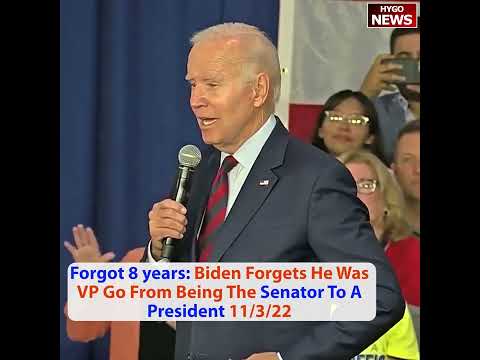 Biden in Oceanside: 'Go From Being a Senator to a President,' 'Tim Scott, of Florida' and 'Google It' (November 3, 2022)
