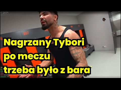 Nagrzany Tyburski po meczu Team Gola na Move * trzeba było z bara *