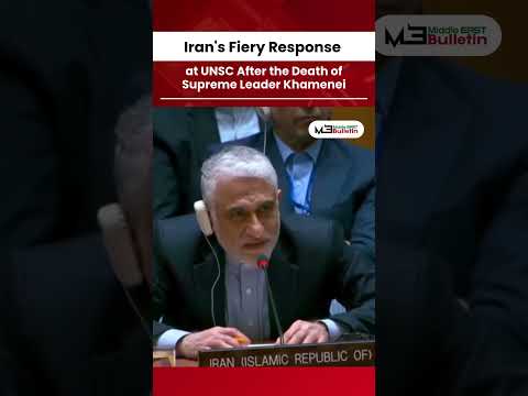 Iran’s Fiery Response at UNSC Following Reports of Supreme Leader Khamenei’s Death