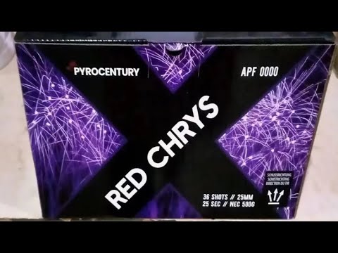 Red Chrys - Pyrocentury - AP Feuerwerk