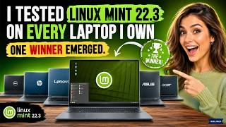 가지고 있는 모든 노트북에 Linux Mint 22.3을 설치해 보았습니다. 확실한 승자가 나타났습니다.