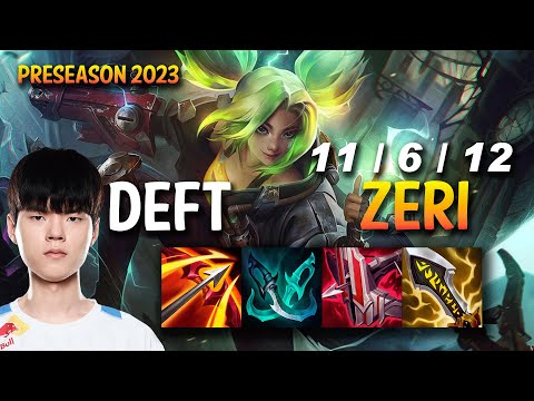 DK Deft ZERI vs DRAVEN ADC - KR Ranked