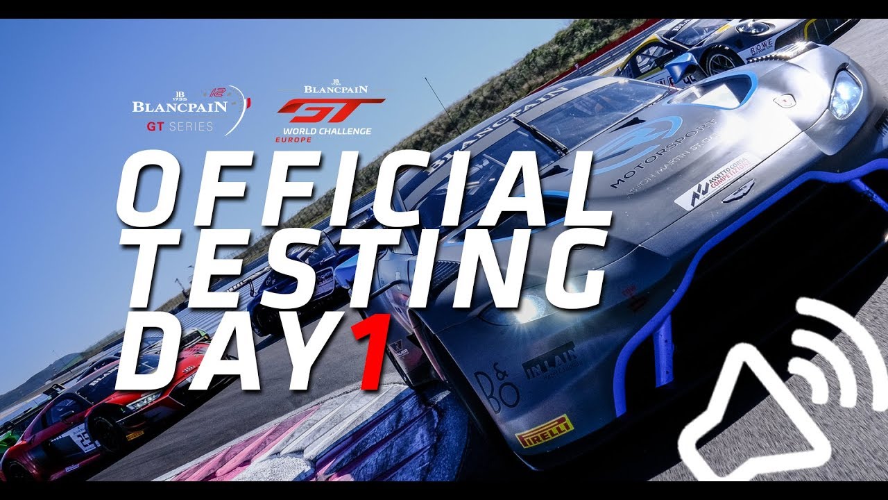OFFICIAL TESTING - DAY 1