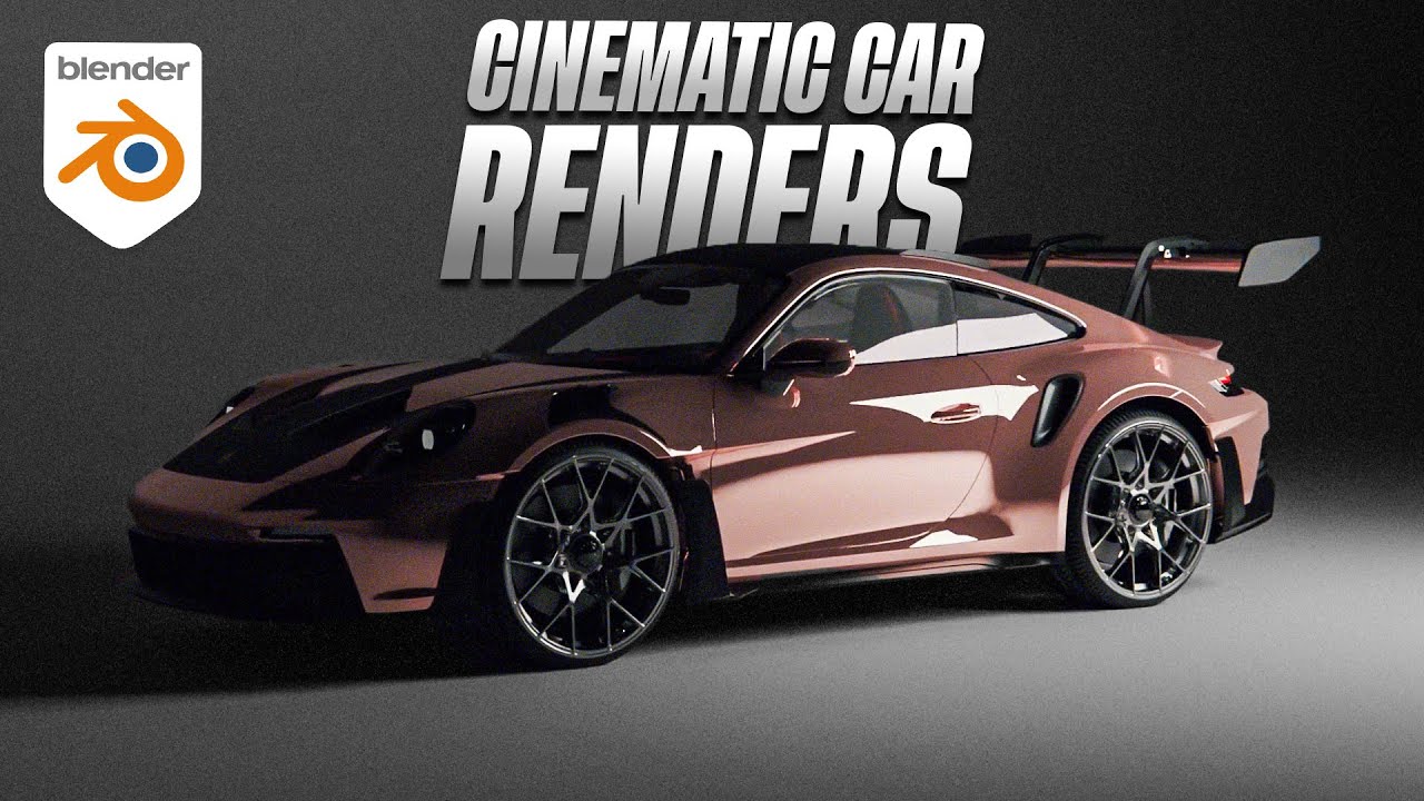 How To Create Cinematic Car Renders | Blender Tutorial