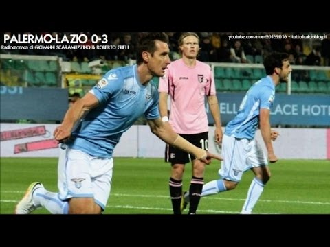 PALERMO-LAZIO 0-3 - Radiocronaca di Giovanni Scaramuzzino & Roberto Gueli (10/4/2016) da Rai Radio 1