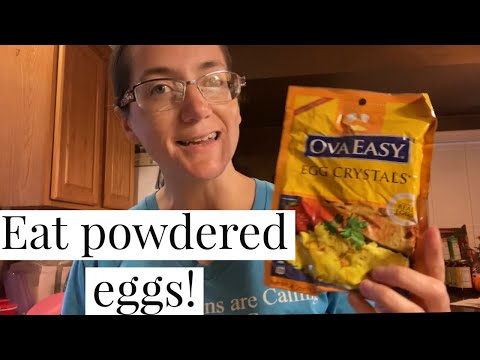How to Use & Eat Powdered Eggs - Emergency Preparedness & Camping Food
