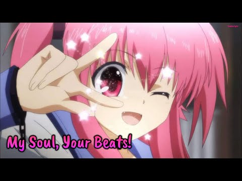 『Lyrics AMV』 Angel Beats! OP 2 Full - My Soul,Your Beats! / Yui