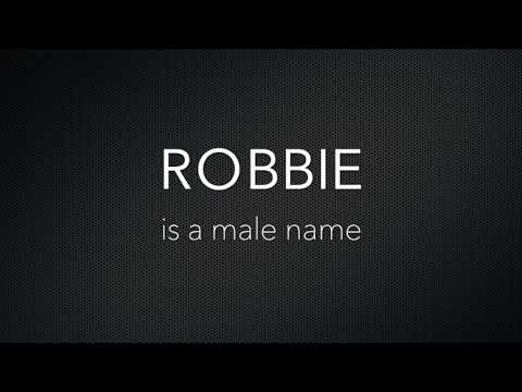 How to Pronounce Robbie