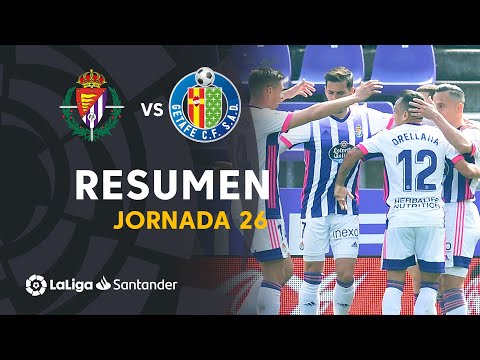 Resumen de Real Valladolid vs Getafe CF (2-1)