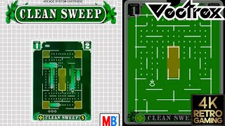 Clean Sweep Vectrex 4k Gameplay
