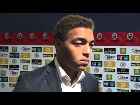 Cyriel Dessers na Lokeren-Westerlo 1-1 (Playoff-2B)