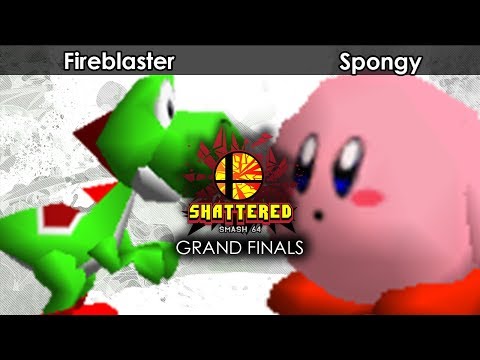 Smash 64: Fireblaster (Yoshi) V Spongy (Kirby) - Shattered 86 Tournament SSB64