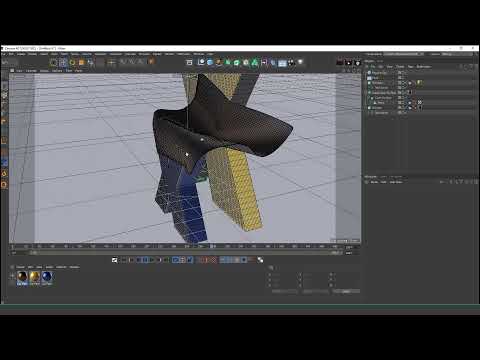 Cloth Self Repulsion using Cinema 4D Tutorial