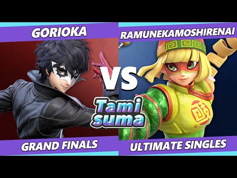 TAMISUMA 209 GRAND FINALS - Gorioka (Joker) Vs. Ramunekamoshirenai (Min Min) Smash Ultimate SSBU