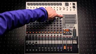 Video thumbnail for Peavey XR1212 powered mixer Part 2 by [껀수옵하] Back Bone TV