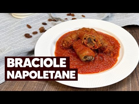 BRACIOLE NAPOLETANE AL SUGO: la ricetta originale