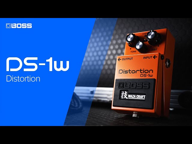 Vídeo relacionado con Pedal de distorsión de edición especial Waza Craft BOSS DS-1W para disfrutar del sonido BOSS definitivo | Mejorado con dos modos que amplían el rango sonoro | Sonido mítico para guitarra eléctrica