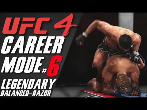 UFC 4 - CAREER MODE #6 - LEGENDARY/ Playing to my strengths