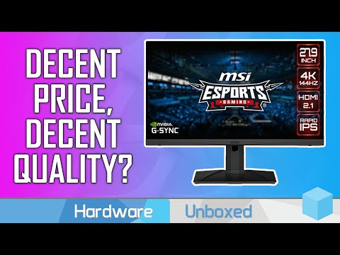 External Review Video l2ls5GW0bCc for MSI Optix MAG281URF 28" 4K Gaming Monitor (2021)