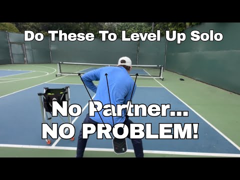Solo Pickleball Drills To Get Better Pt. 2 | Mastering 3rds Without a Partner