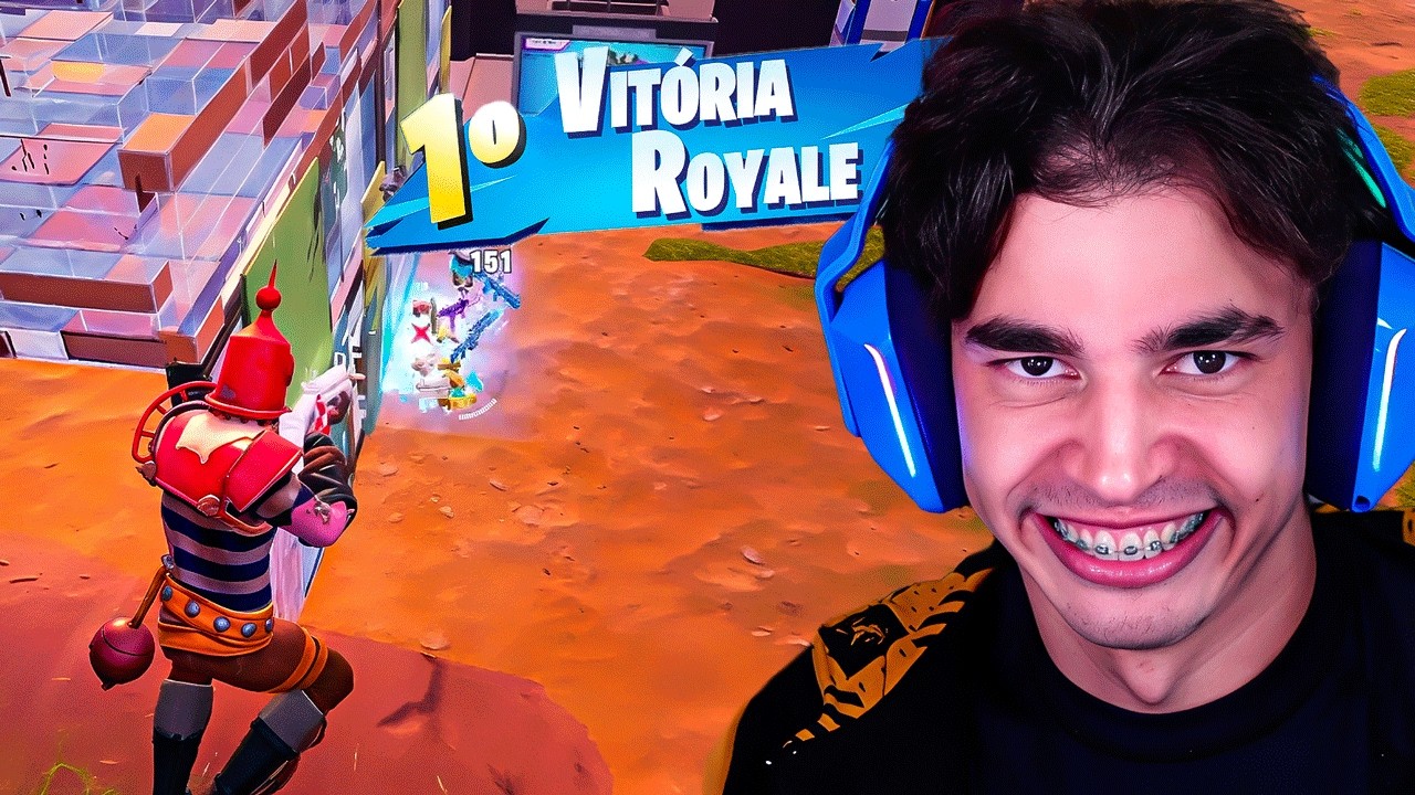 RASPEI O BIGODE E VOLTEI AO PRIME NO FORTNITE