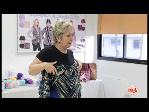 Vitória Quintal demonstrates Coats Corrente yarns and wools - part 3