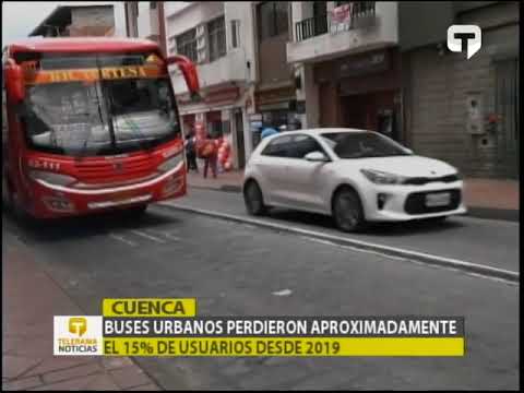Buses urbanos perdieron aproximadamente el 15% de usuarios desde 2019
