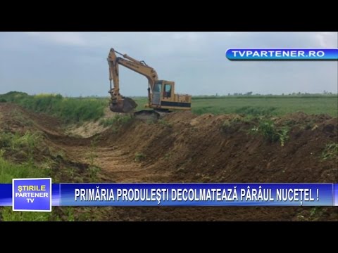 PRIMĂRIA PRODULEŞTI DECOLMATEAZĂ PÂRÂUL NUCEŢEL !