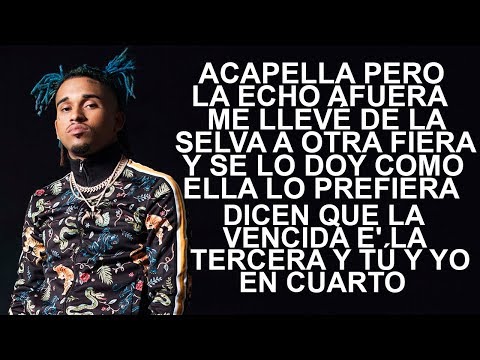 Bryant Myers - Acapella (Letra) ft. El Alfa, Jon Z, Myke Towers, Almighty