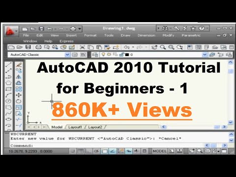 AutoCAD Nut Bolt Drawing Tutorial