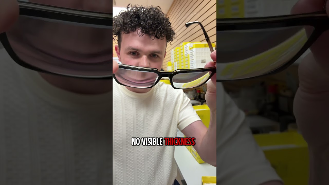 Eyeglasses made with strong prescription #eyeglasses #craftsmanship #sunglasses