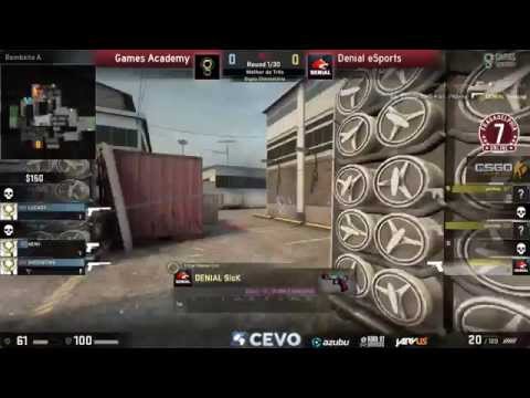 Fragadelphia Online 7 - Games Academy vs. Denial eSports (Mapa 1 - Cache) - Narração PT-BR