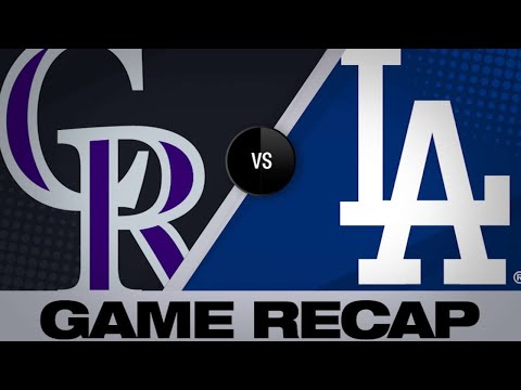 Verdugo's walk-off HR gives Dodgers 5-4 win | Rockies-Dodgers Game Highlights 6/22/19