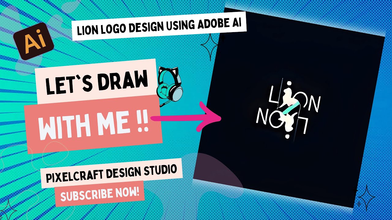 Watch The Stunning Creation Of A Lion Logo In Action!