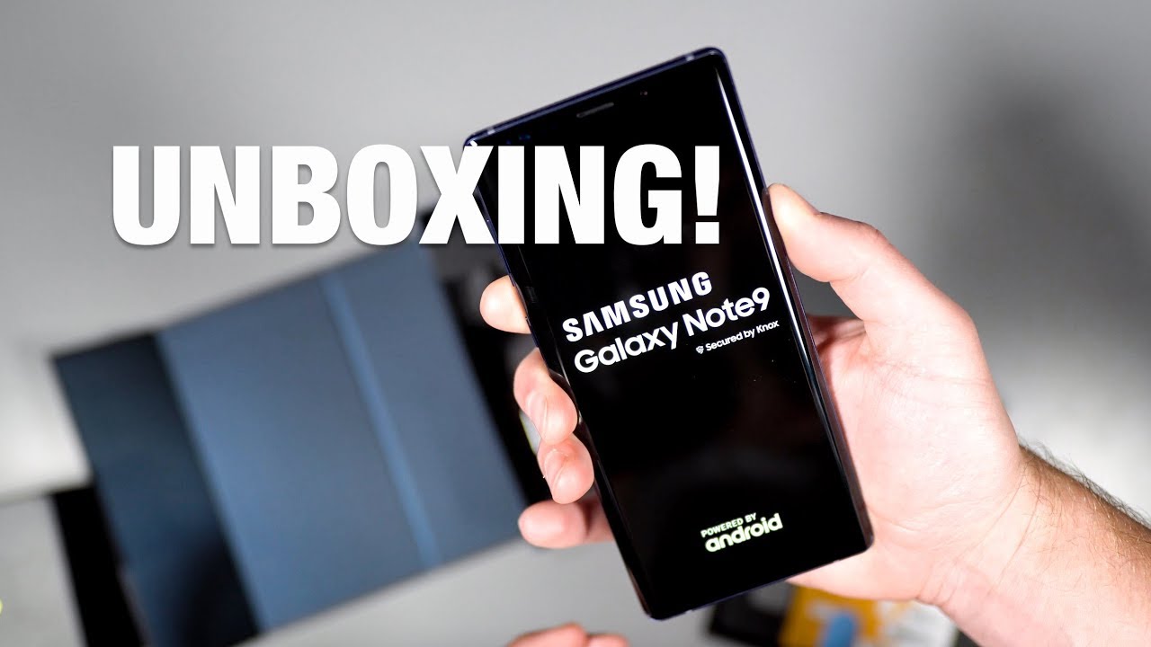 Galaxy Note 9 Unboxing and Tour!