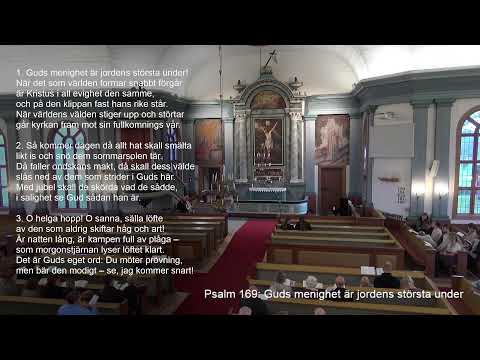 Gudstjänst i Larsmo kyrka söndagen den 9 november 2025