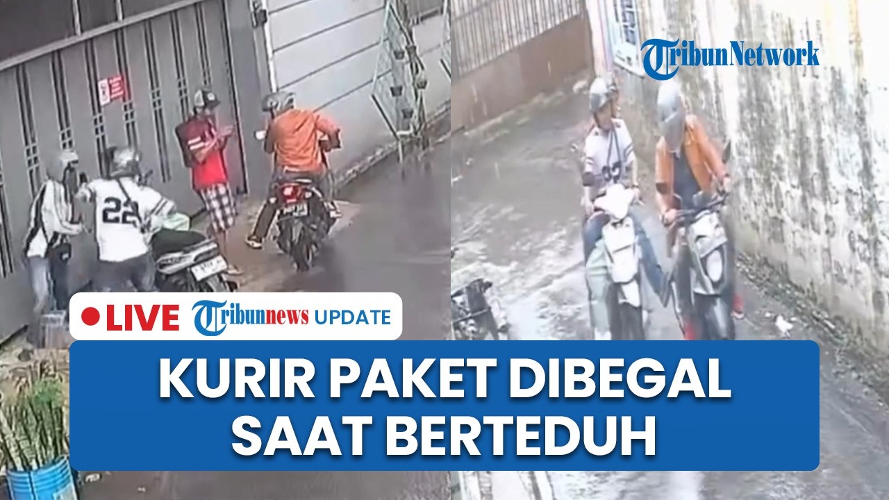 LIVE: Kurir Paket di Bandung Dibegal saat Berteduh di Rumah Warga, Pelaku Langsung Ditangkap