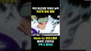 아오키지를 공격하면 본인이 얼어죽는다?