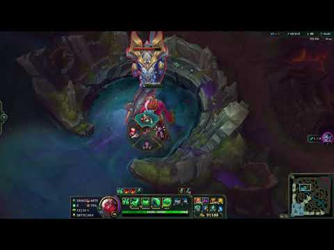 50K HP Zac shreds Baron with Sunfire Aegis and out heal fountain damage with Warmog's