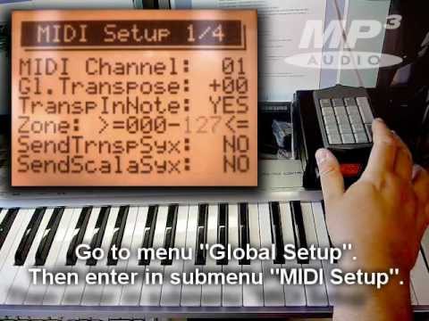 Mp3 player in Juzisound Total SOLO Sampler - Part 04 - MIDI Settings.wmv
