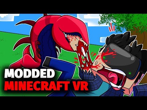 Modded Minecraft VR is Brutal