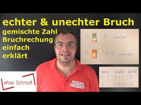 Proper & improper fractions | Fractions - Basics explained simply | Lehrerschmidt