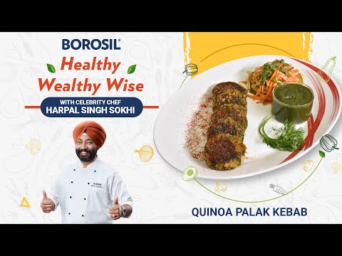 Quinoa Palak Kebab | किनुआ और पालक का कबाब | Healthy Recipe | Millet Recipe | Chef Harpal Singh