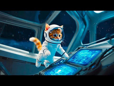 🚀🐱 First Kitten on Mars: Ginger Kitty's Space Mission! 🐱🚀